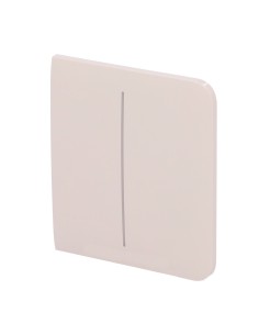 PANEL TÁCTIL PARA INTERRUPTOR DE LUZ DOBLE - COMPATIBLE CON AJ-LIGHTCORE-2G - RETROILUMINACIÓN LED - PANEL TÁCTIL LATERAL SIN CO