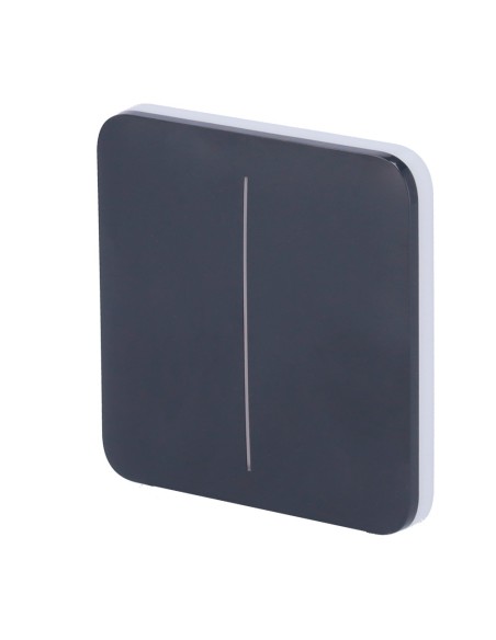 PANEL TÁCTIL PARA INTERRUPTOR DE LUZ DOBLE  - COMPATIBILIDAD CON AJ-LIGHTCORE-2G - RETROILUMINACIÓN LED - PANEL TÁCTIL SIN CONTA