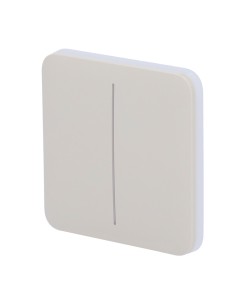 PANEL TÁCTIL PARA INTERRUPTOR DE LUZ DOBLE  - COMPATIBILIDAD CON AJ-LIGHTCORE-2G - RETROILUMINACIÓN LED - PANEL TÁCTIL SIN CONTA