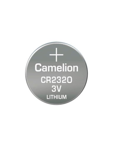 CAMELION - PILA CR2320 - VOLTAJE 3.0 V - LITIO - CAPACIDAD NOMINAL 130 MAH - COMPATIBLE CON PRODUCTOS DEL CATÁLOGO