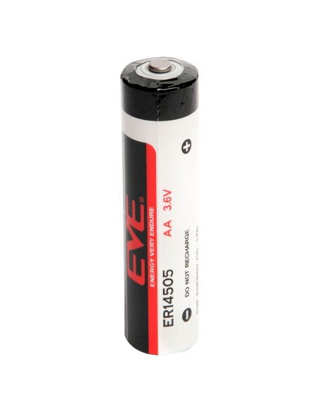 EVE - PILA AA / ER14505 - LITIO. VOLTAJE 3.6 V - PRECIO POR PILA. VENTA EN PACK DE 4 - CAPACIDAD NOMINAL 2600 MAH - COMPATIBLE C