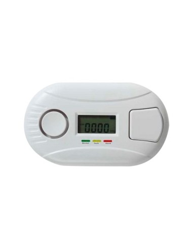 DETECTOR DE CO AUTÓNOMO ANKA - BATERÍAS INTEGRADAS / 10 AÑOS - INDICADOR LUMINOSO DE ALARMA - ALARMA SONORA 85 DB A 3M - BOTÓN D