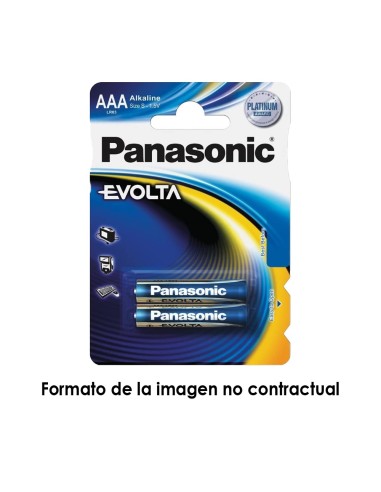 PANASONIC - PILA AAA/LR03 - PACK DE 2 - 1.5 V - ALCALINA - ALTA CALIDAD