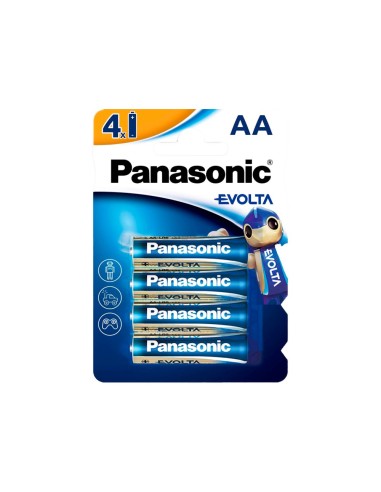 PANASONIC - PILA AA/LR06 - PACK DE 4 - 1.5 V - ALCALINA - PRECIO POR PILA. VENTA EN PACKS DE 4