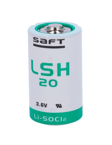 SAFT - PILA LSH20 - VOLTAJE 3.6 V - LITIO - CAPACIDAD NOMINAL 13000 MAH - COMPATIBLE CON RSI VIDEOFIED