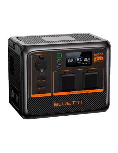 BATERÍA PORTÁTIL BLUETTI - GRAN CAPACIDAD 504WH - POTENCIA SALIDA 600W - SALIDAS Y FORMAS DE RECARGA MÚLTIPLES - 3000 CICLOS DE