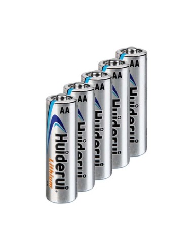 HUIDERUI - PILA AA / FR6 / FR14505 / 15LF - 10 UNIDADES - VOLTAJE 1.5 V - LITIO - CAPACIDAD NOMINAL 3000 MAH - COMPATIBLE CON PR