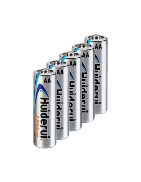 HUIDERUI - PILA AA / FR6 / FR14505 / 15LF - 10 UNIDADES - VOLTAJE 1.5 V - LITIO - CAPACIDAD NOMINAL 3000 MAH - COMPATIBLE CON PR