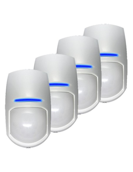 PYRONIX - PACK DE 10 DETETORES INTERIOR - FUNÇÃO AND/OR - CERTIFICADO GRAU 2 - INTERVALO 15 M / VELOCIDADE 0.3~3 M/S - RESISTÊNC
