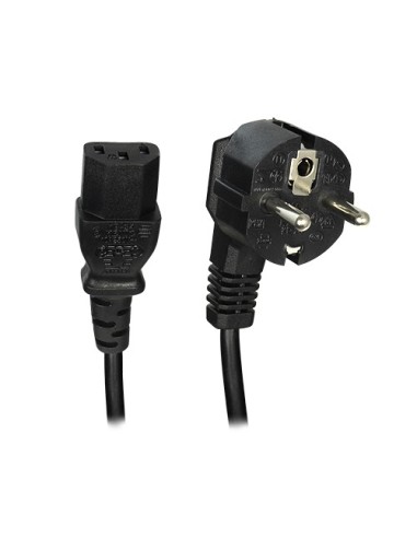 CABLE A ENCHUFE - CONECTOR QT3 - COMPATIBLE CON ENCHUFES TIPO F - 250VAC / 16A MAX - 140CM DE LARGO