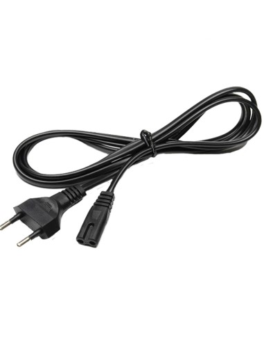 CABLE A ENCHUFE - ADAPTADOR DE CA - COMPATIBLE CON ENCHUFES TIPO F - 250VAC / 2.5A - 150CM DE LARGO