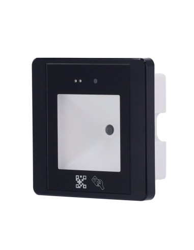 LECTOR DE ACCESO - ACCESO POR TARJETA MF Y QR - INDICADOR LED Y ACÚSTICO - WIEGAND 26/34 - COMPATIBLE CON EQUIPOS DE TERCEROS -