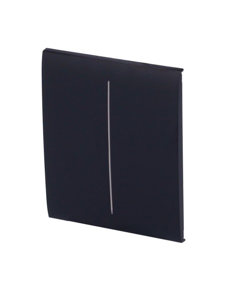PANEL TÁCTIL PARA INTERRUPTOR DE LUZ DOBLE  - COMPATIBLE CON AJ-LIGHTCORE-2G - RETROILUMINACIÓN LED - PANEL TÁCTIL CENTRAL SIN C