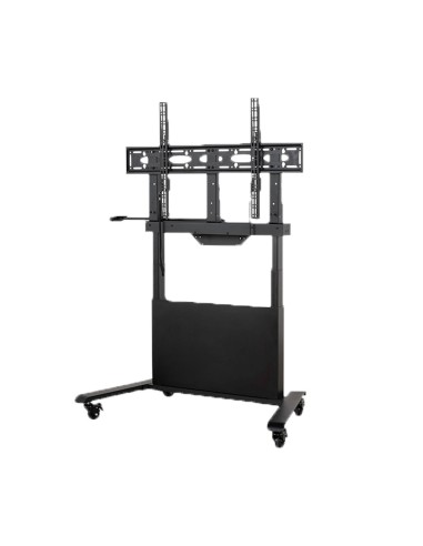 SOPORTE MOTORIZADO A SUELO CON RUEDAS - HASTA 86&QUOT; - MAX PESO 100KG - VESA 1000X600MM - ALTURA REGULABLE