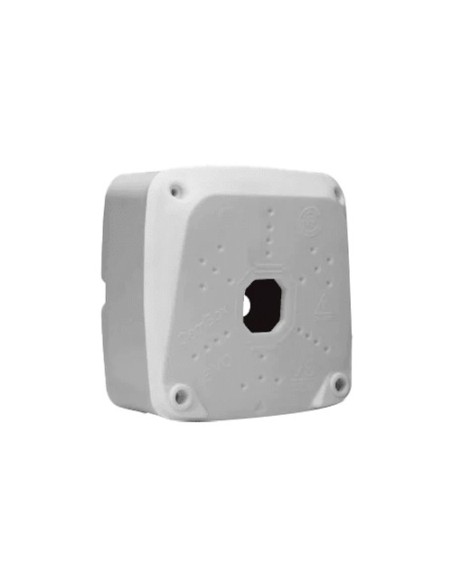 CAJA DE CONEXIONES INCLINADA 11 GRADOS - APTA PARA USO EXTERIOR - FABRICADA EN PLÁSTICO - COLOR BLANCO - 135 MM (AL) X 135 MM (A