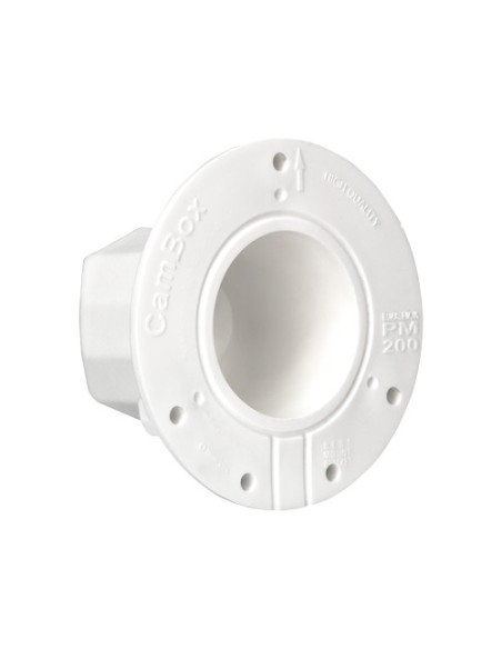 SOPORTE CON DOBLE ANCLAJE PARA TECHO - APTO PARA USO EN INTERIOR Y EXTERIOR - DIMENSIONES DE LA BASE 101 (Ø) MM - COMPATIBLE CON