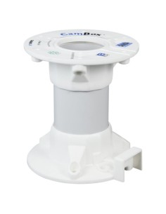 SOPORTE TECHO - ALTURA 10 CM X 10 (Ø) CM - APTO PARA USO EN INTERIOR Y EXTERIOR - COLOR BLANCO - FABRICADO EN PLÁSTICO