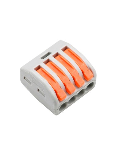 SAFIRE -  CONECTOR DE CABLE - 1 ENTRADA Y 3 SALIDAS  - CALIBRE DEL CABLE 28 ~ 12AWG - SECCIÓN 0.08 M²~ 4 MM² - 10 UNIDADES