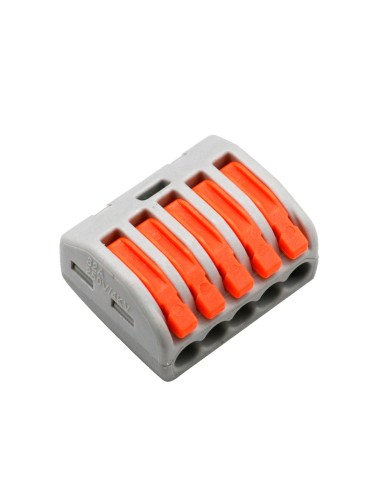 SAFIRE -  CONECTOR DE CABLE - 1 ENTRADA Y 4 SALIDAS  - CALIBRE DEL CABLE 28 ~ 12AWG - LONGITUD DE LA TIRA 10MM - 10 UNIDADES