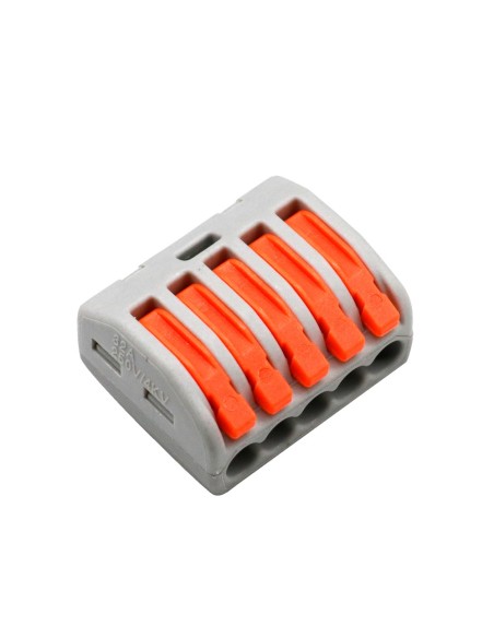 SAFIRE -  CONECTOR DE CABLE - 1 ENTRADA Y 4 SALIDAS  - CALIBRE DEL CABLE 28 ~ 12AWG - LONGITUD DE LA TIRA 10MM - 10 UNIDADES