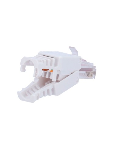 CONECTOR PARA CABLES UTP - CONECTOR SALIDA RJ45 - COMPATIBLE UTP CATEGORÍA 6 - FÁCIL INSTALACIÓN SIN NECESIDAD DE HERRAMIENTAS