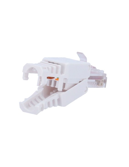 UTP CABLE CONNECTOR - OUTPUT CONNECTOR RJ45 - COMPATIBLE UTP CATEGORY 6 - EASY INSTALLATION WITHOUT TOOLS