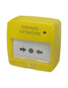 RESET BUTTON - SPECIAL FOR FIRE EXTINGUISHING PANEL - MANUAL ACTIVATION - SURFACE INSTALLATION - RESET BY HAND OR BY KEY