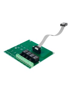 DMTECH CONVENTIONAL RELAY MODULE - 4 RELAY OUTPUTS - UP TO 3A/125VAC OR 3A/30VDC - CENTRALLY POWERED - COMPATIBLE WITH DMTECH F