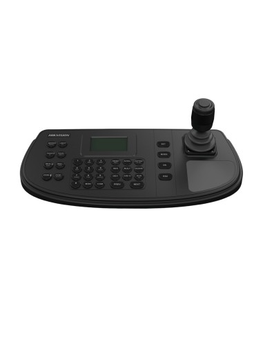 TECLADO IP HIKVISION - DOBLE INTERFAZ: DIRECTO O RED - PANTALLA LCD - RED POR IP CON CONECTOR RJ45 - JOYSTICK 4 AXIS