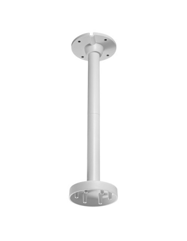 SOPORTE TECHO - ALTURA 567 MM - APTO PARA USO EN EXTERIOR - COLOR BLANCO - FABRICADO EN ALUMINIO - PASADOR DE CABLES