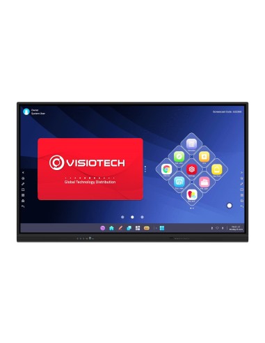 PANTALLA INTERACTIVA IBOARD 75&#039;&#039; 4K - (OPCIONAL) PIZARRAS LATERALES  - RESOLUCIÓN 3840X2160 - ENTRADAS HDMI, VGA, DP,