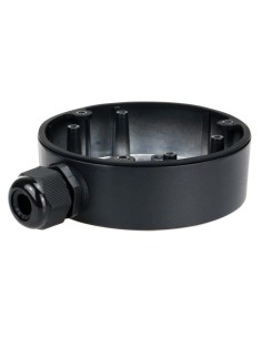 JUNCTION BOX - FOR DOME CAMERAS - SUITABLE FOR OUTDOOR USE - WALL OR CEILING INSTALLATION - COLOR BLACK 42 (H) X 137 (Ø) MM - C