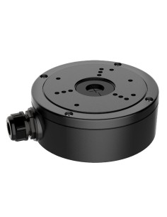 CAJA DE CONEXIONES - PARA CÁMARAS DOMO O BULLET - APTO PARA USO EXTERIOR - INSTALACIÓN EN TECHO O PARED - PASADOR DE CABLES - CO