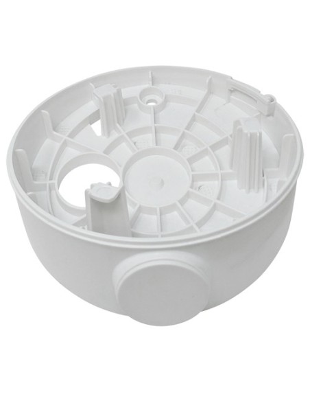 BOITE DE CONNEXIONS - POUR CAMÉRAS DÔME - APTE À UN USAGE INTÉRIEUR - INSTALLATION POUR PLAFOND INCLINÉ - PASSAGE DE CÂBLE - CO