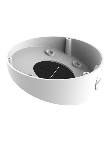 SUPPORT DE PLAFOND INCLINÉ - CONVIENT POUR LE DÔME - ADAPTÉ POUR UNE UTILISATION EXTÉRIEURE - COULEUR BLANCHE - ALLIAGE D'ALUMI