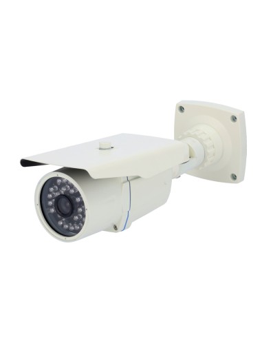 CÁMARA IP 720P PARA EXTERIOR - 24 LEDS IR ALCANCE 25 M - INSTALACIÓN PLUG&AMP;AMP;PLAY - ETHERNET Y WIFI - GRABACIÓN EN TARJETA