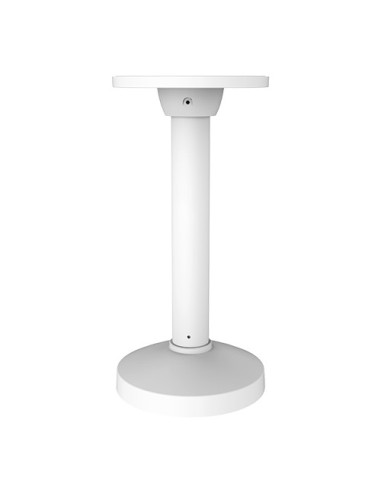 SOPORTE TECHO - ALTURA 565 MM X 150 (Ø) MM - APTO PARA USO EN EXTERIOR - COLOR BLANCO - FABRICADO EN ALUMINIO - PASADOR DE CABLE