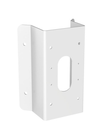 SOPORTE PARA ESQUINA - ÁNGULO DE APERTURA 90º - APTO PARA USO EN EXTERIOR - COLOR BLANCO - COMPATIBLE CON HIWATCH HIKVISION - PA