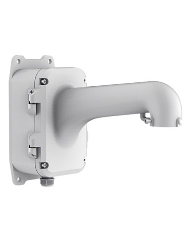 SUPPORT MURAL - BOITE DE CONNEXIONS - ADAPTÉ POUR UNE UTILISATION EXTÉRIEURE - COULEUR BLANCHE - PASSAGE DE CÂBLE - 395.5 MM (H