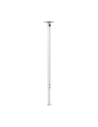 SOPORTE DE TECHO EXTENDIBLE - PARA CÁMARAS DOMO - APTO PARA USO EN EXTERIOR - COLOR BLANCO - COMPATIBLE CON HIKVISION - PASADOR