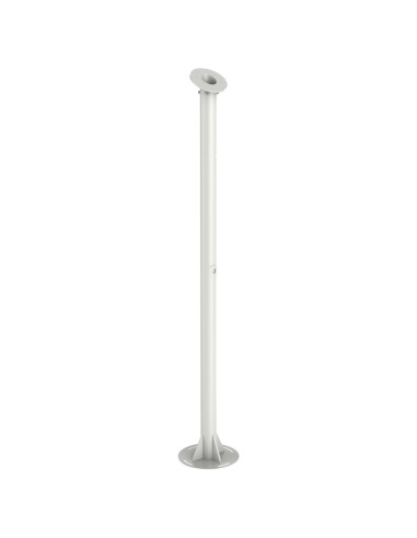 SOPORTE PARA MONTAJE EN COLUMNA - ALTURA 1570.08 MM - APTO PARA USO EN EXTERIOR - COLOR BLANCO - FABRICADO EN ALUMINIO - PASADOR