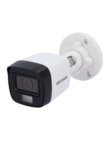 HIKVISION - CÁMARA BULLET 4EN1 GAMA VALUE - 2 MPX HIGH PERFORMANCE CMOS - LENTE 2.8 MM | IR ALCANCE 30 M - AUDIO SOBRE CABLE COA