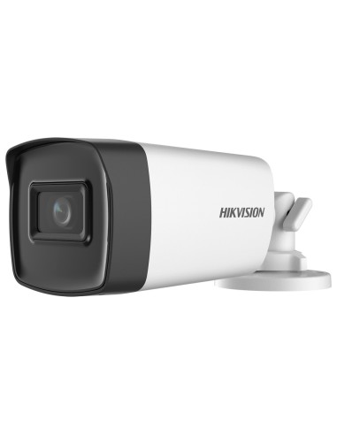 HIKVISION - CÁMARA BULLET 4EN1 GAMA VALUE - RESOLUCIÓN 5 MEGAPÍXEL (2560X1944) - LENTE 3.6 MM - IR ALCANCE 80 M - IMPERMEABLE IP