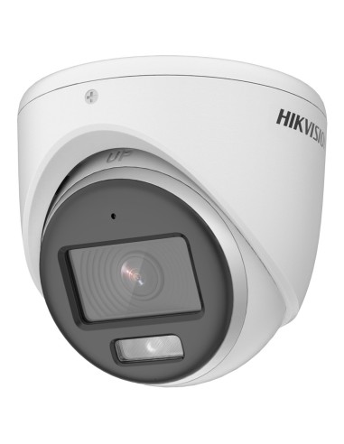 HIKVISION - CÁMARA TURRET 4EN1 GAMA VALUE - RESOLUCIÓN 3K (2960X1665) - LENTE 2.8 MM | LUZ BLANCA ALCANCE 20 M | COLORVU - AUDIO