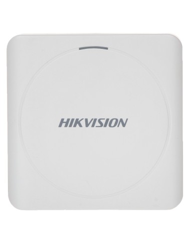 LECTOR DE ACCESO - ACCESO POR TARJETA EM - INDICADOR LED Y ACÚSTICO - WIEGAND 26/34 - COMPATIBLE CON CONTROLADORAS HIKVISION - A