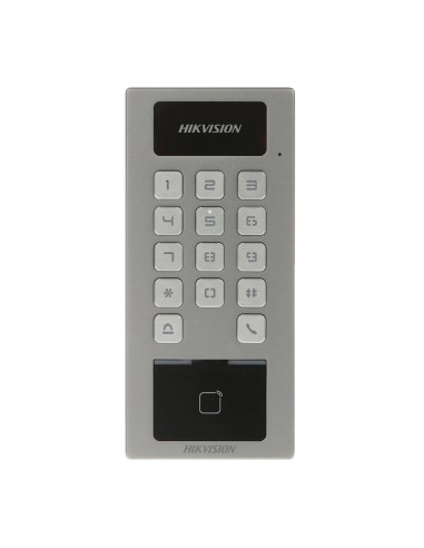 CONTROL DE ACCESO IP65 IK09 - HUELLA, TARJETA MF DESFIRE Y PIN - 10.000 USUARIOS | 300.000 REGISTROS - TCP/IP, WIFI, RS485 Y WIE