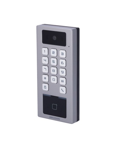 CONTROL DE ACCESO CON CÁMARA IP65 IK09 - TARJETA MF DESFIRE, QR Y PIN - 10.000 USUARIOS | 300.000 REGISTROS - TCP/IP, WIFI, RS48