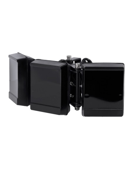 FOCO INFRARROJO DE ALCANCE 70~120M - ILUMINACIÓN POR LEDS DE 850 NM - 18 LÁMPARAS IR LED - APERTURA DEL HAZ  30º~90º - INTENSIDA