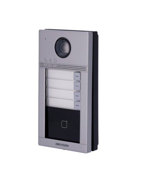 VIDEOPORTERO IP WIFI 4 APARTAMENTOS - CÁMARA 2 MPX | AUDIO BIDIRECCIONAL - APERTURA CON TARJETA MF | 2 RELÉS - APP MÓVIL CON O S