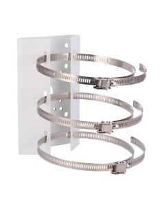 SOPORTE DE POSTE - PARA RADAR DE INTRUSIÓN - MATERIAL DE LA CARCASA: ACERO - APTO PARA USO EN EXTERIOR - 130 (AL) X 120 (AN) X 8